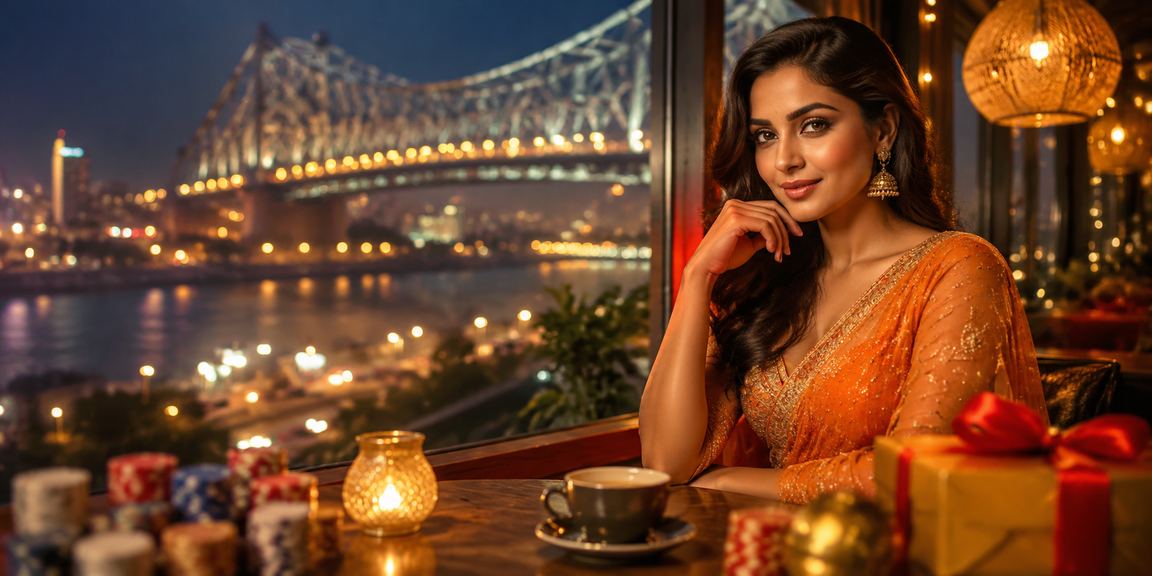 Player enjoying immersive online Rummy game in Kolkata setting